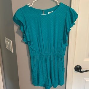 Blue kids romper